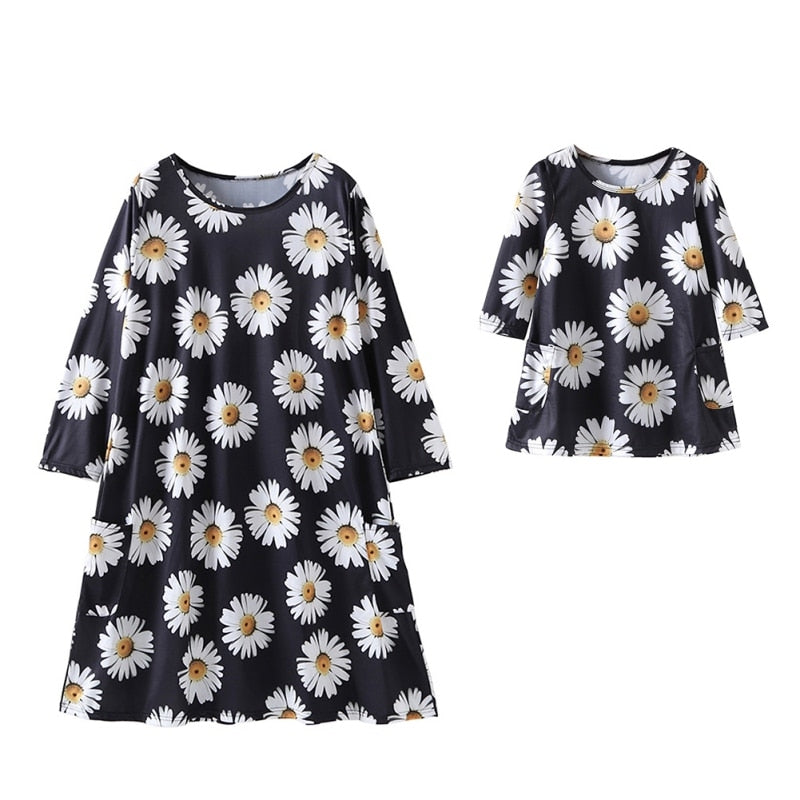 Mom Baby Matching Printed Dress -  Little-Fresh - []